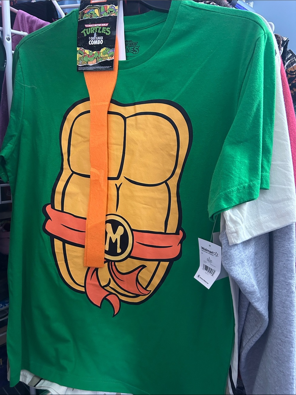 Teenage Mutant Ninja Turtles Michelangelo Green Graphic Tee